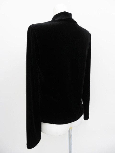 美品★FOXEY/フォクシーベロアトップ ベルブラック 38
