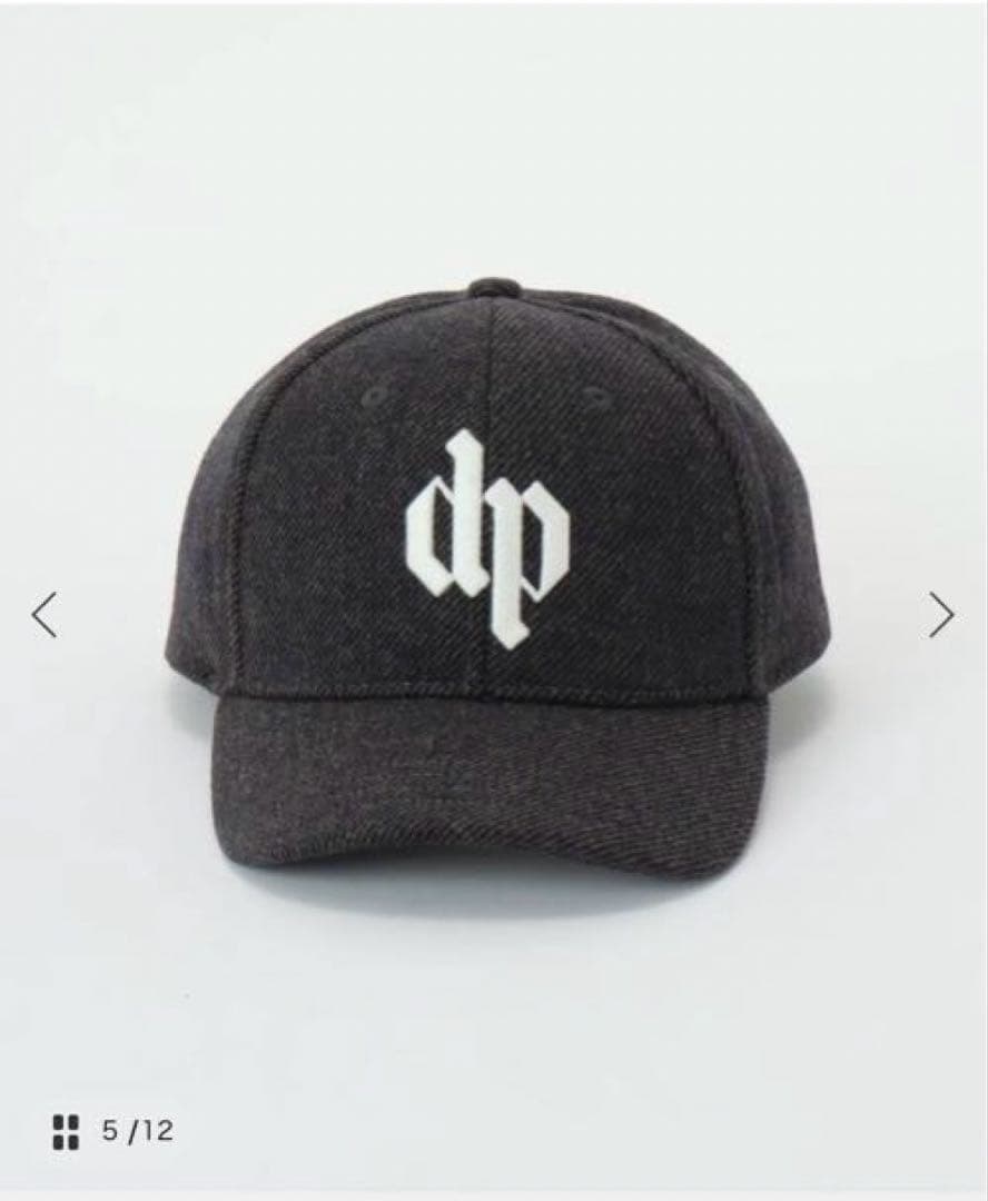 〈DARKPARK〉EMBROIDERED WOOL BASEBALL CAP