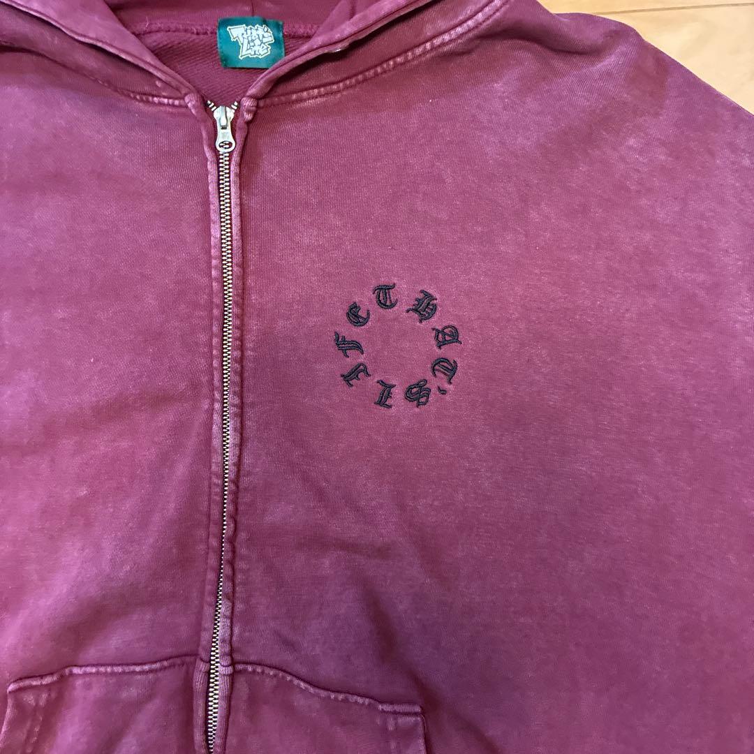 That's life ロゴパーカー　フーディー レッド　L ストリート