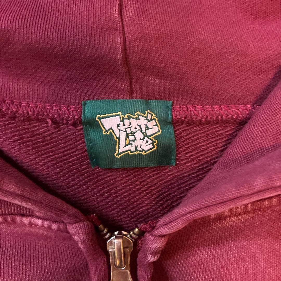 That's life ロゴパーカー　フーディー レッド　L ストリート