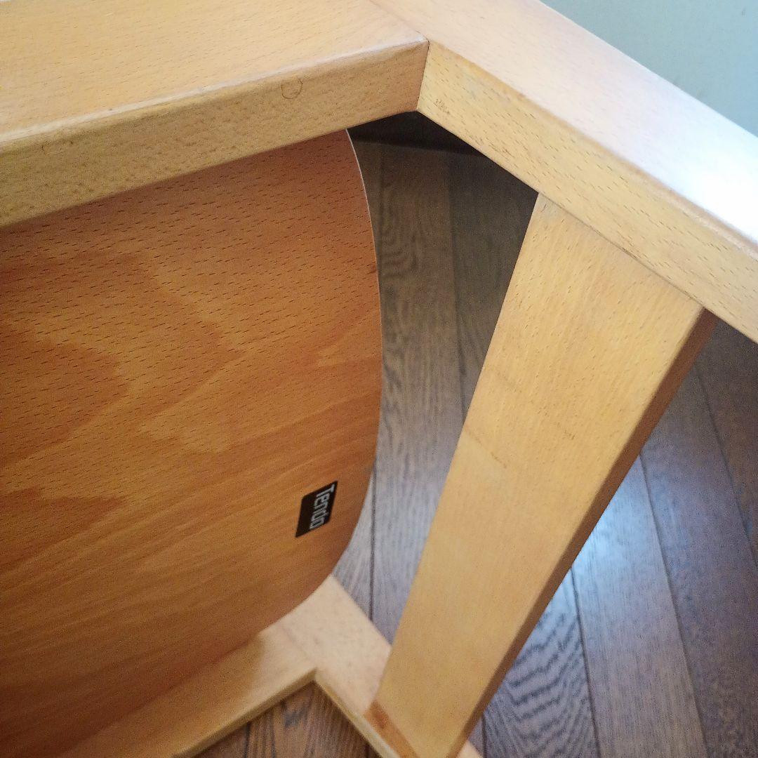 ①グッドデザイン賞【天童木工】ブックチェア/ダイニングチェア/木製椅子/USED