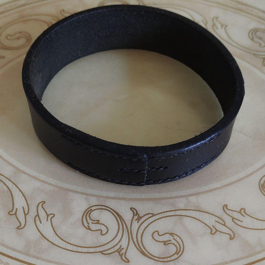 新品未使用エルメスレザーブレスレット藤原ヒロシ愛用マルタンマルジェラ期ブラック色