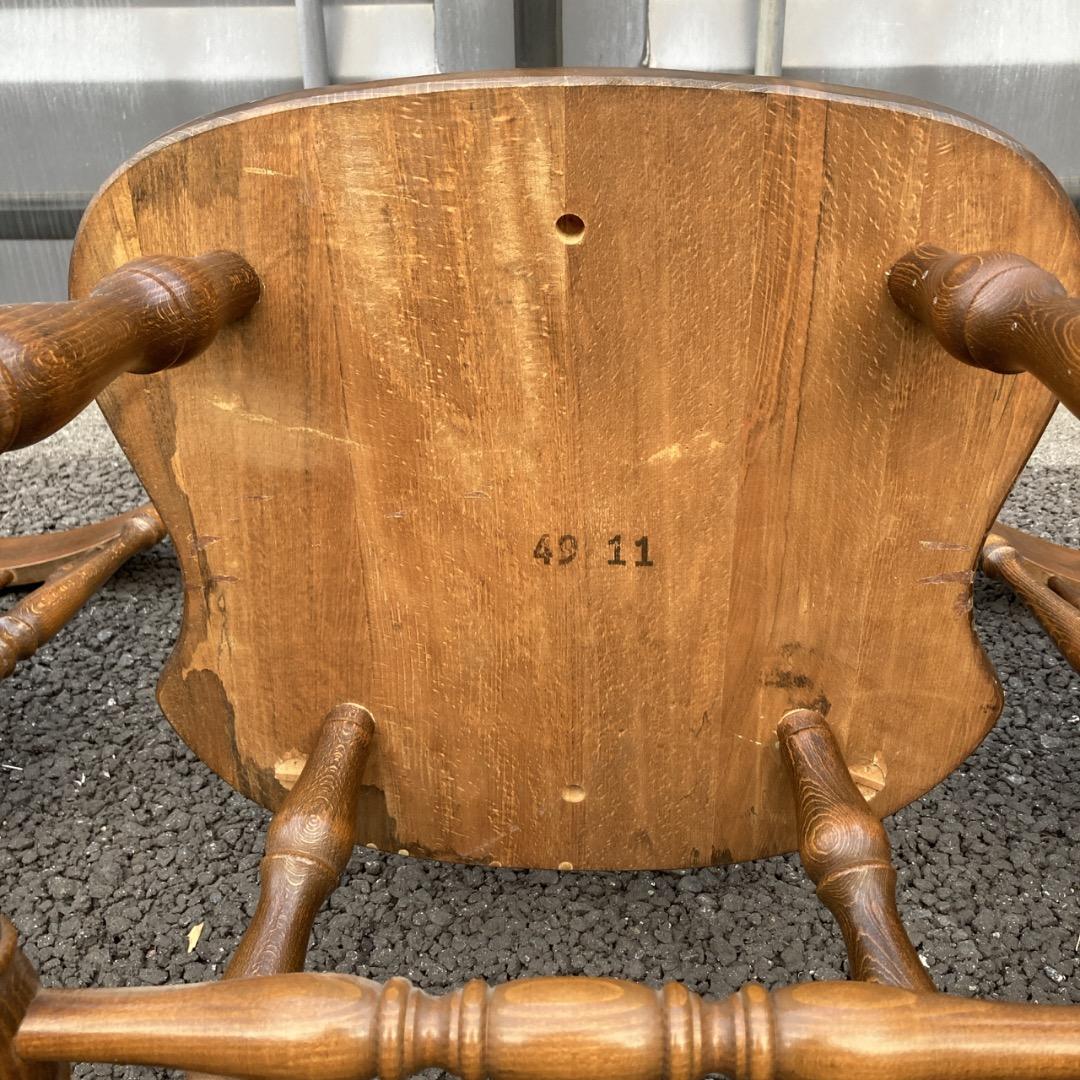 【お値下げOK】飛騨産業 キツツキ ウィンザーチェア 3脚セット ロゴ剥がれ