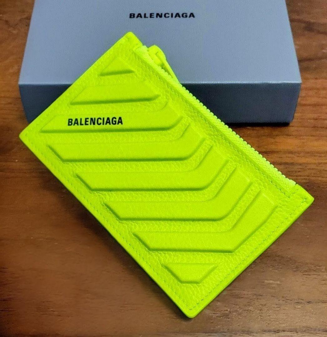 バレンシアガ　新品　メンズ　フラグメントケース(ネオンイエロー)