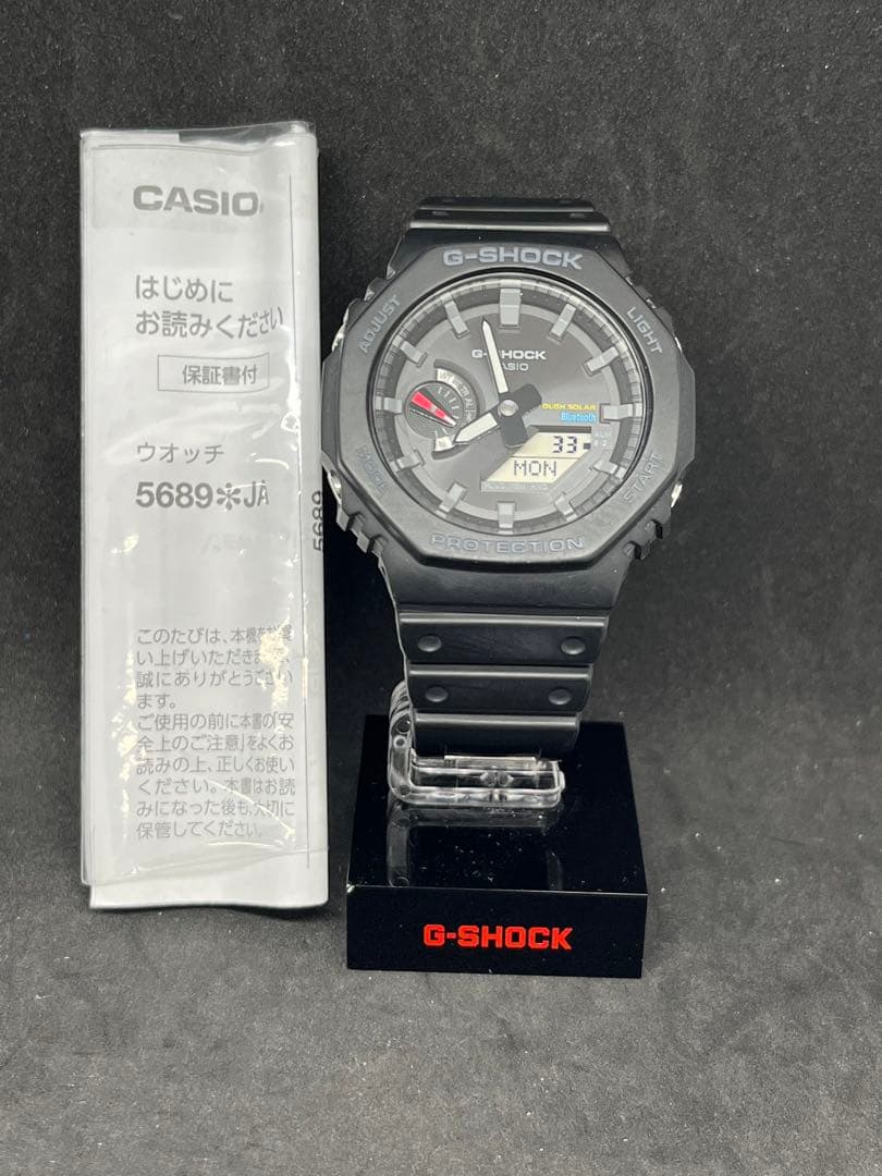 G-SHOCK GA-B2100-1AJF 稼働美品　カシオーク スマホリンク