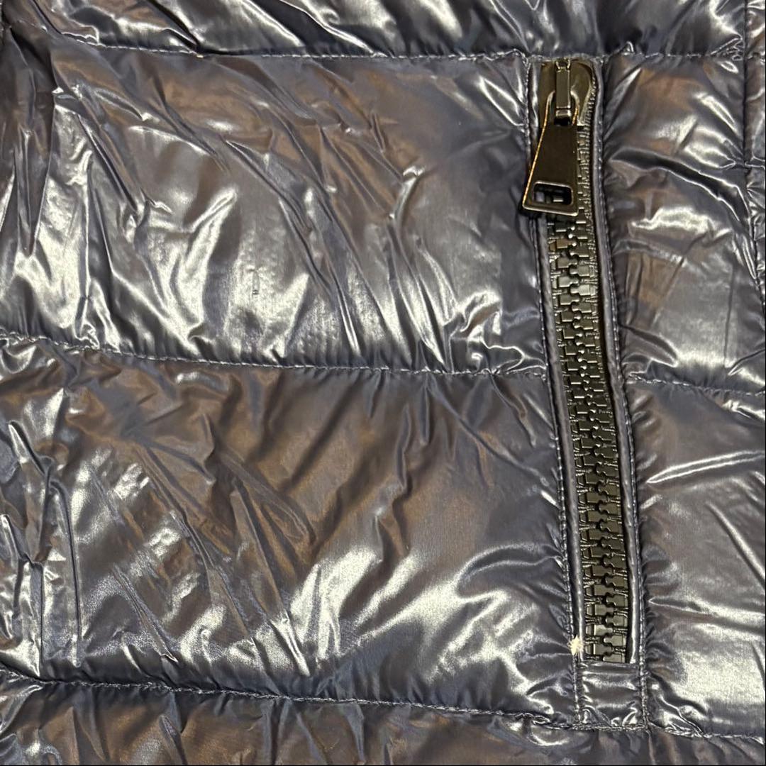 レディース　モンクレール　ダウンジャケット　ダウン　ジャケット　フード　紺色　S