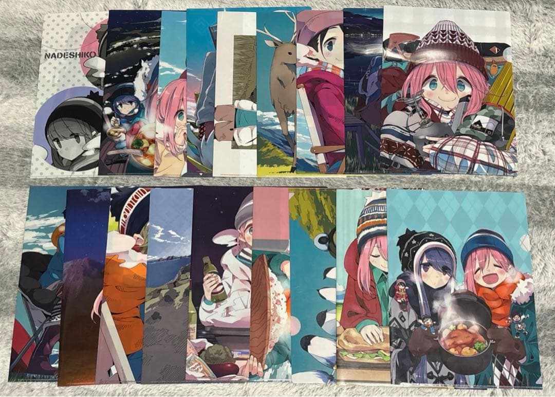 ゆるキャン クリアファイル まとめ売り18枚 原作絵