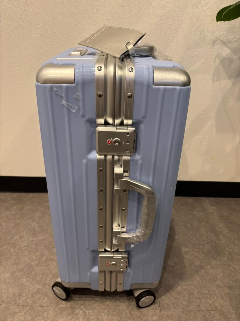 リベティ多機能キャリーケース【エナメルスカイブルー Sサイズ】