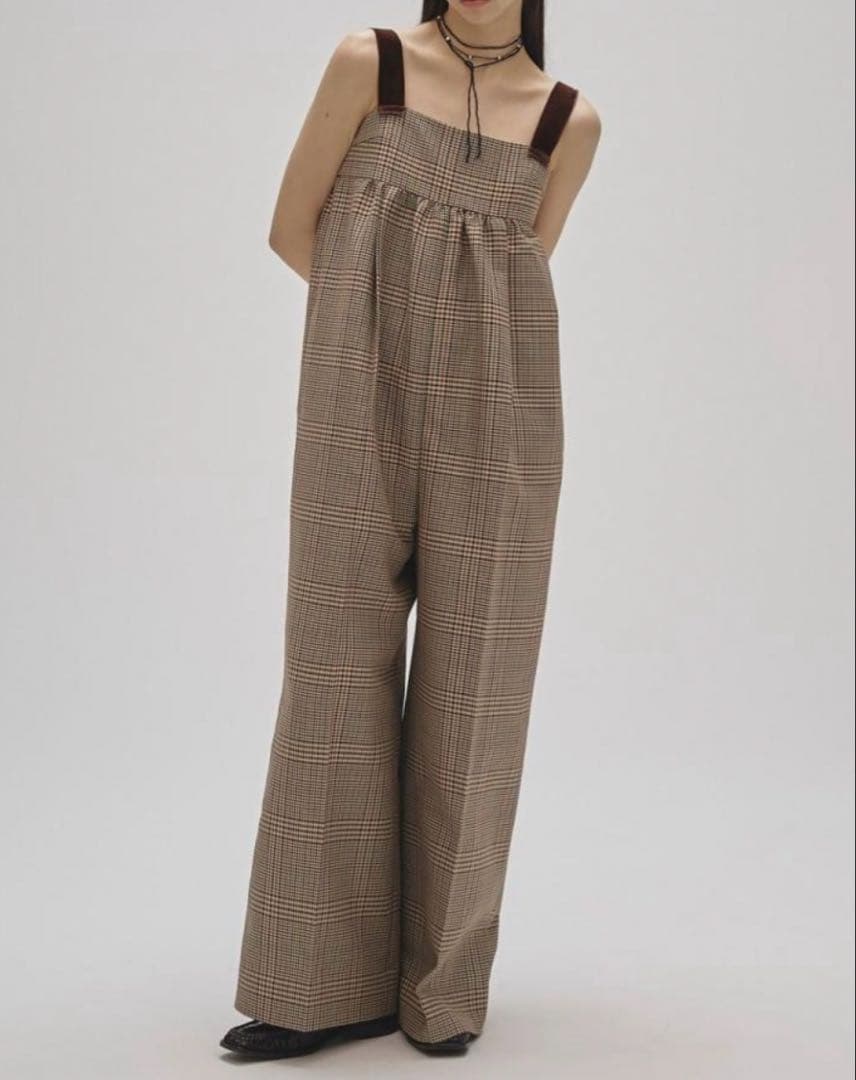 TODAYFUL トゥデイフル Check Wide Combinaison