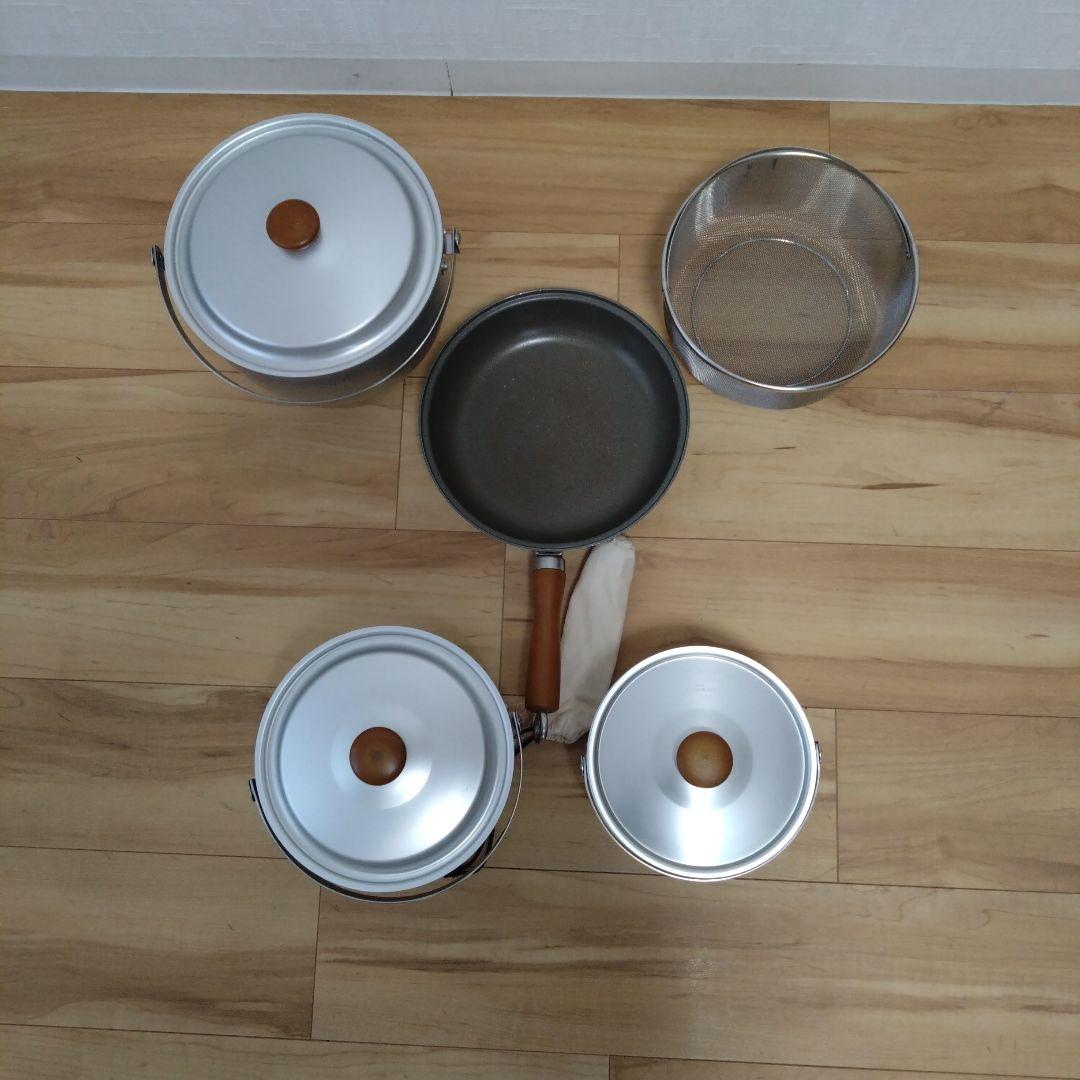 廃盤　スノーピーク　ダイナエッグ　cs-300 鍋フライパンセット+ザル