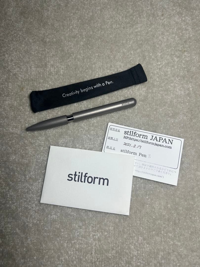 stilform Pen Ti シルバー ボールペン 本体