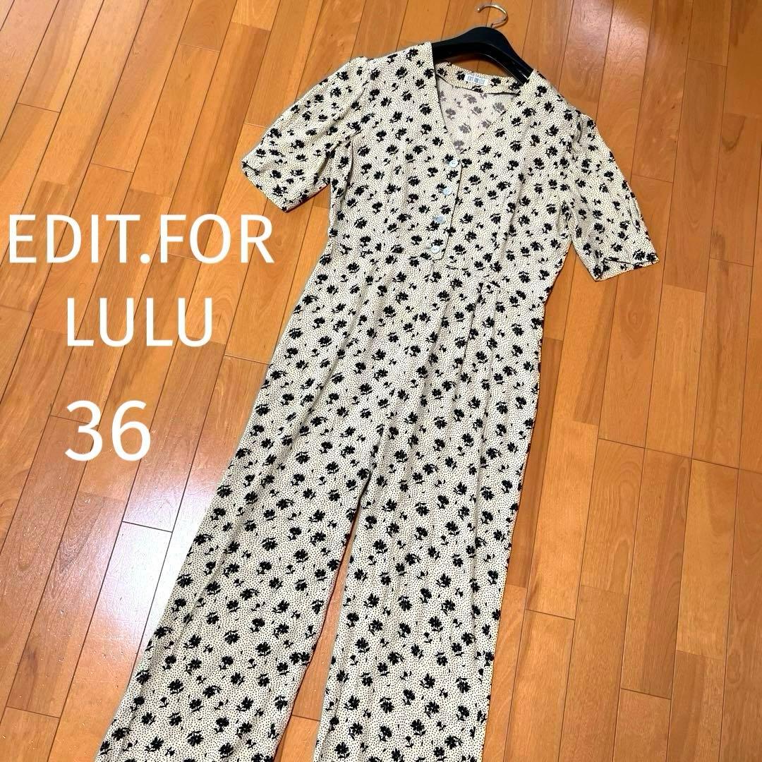 EDIT.FOR LULU ヴィンテージフラワーオールインワン　36