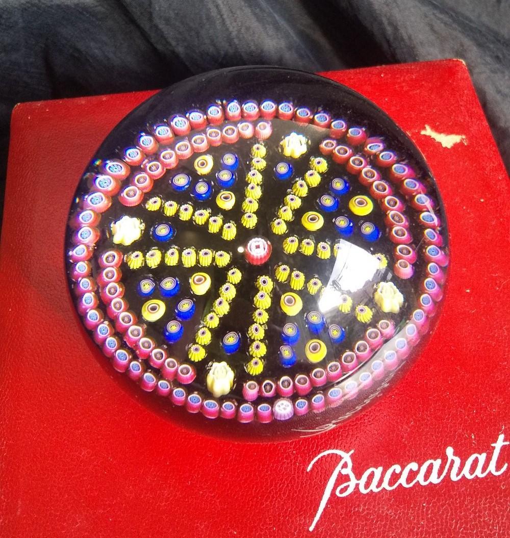 バカラ　BACARRAT　ペーパーウエイト　1990年　200/132