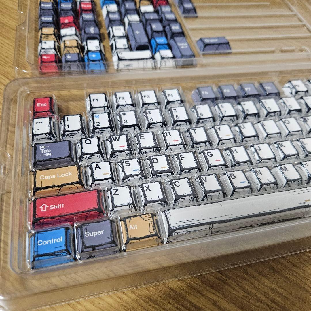 ATK RS6 ゲーミングキーボード コミックキーキャップ付 USED