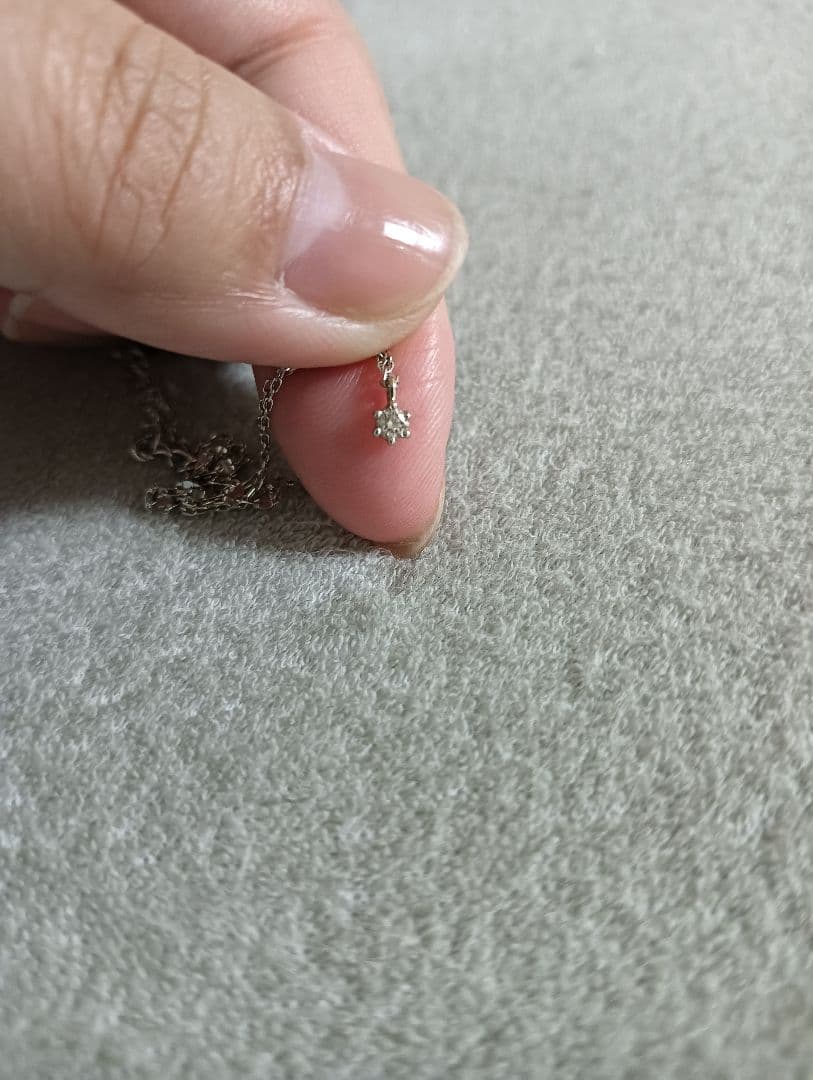 ピンクの猫　festaria 　K10wg 2連ブレスレット　一粒ダイヤ付