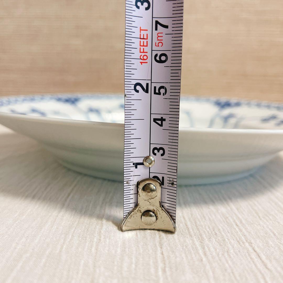 廃盤【希少】ロイヤルコペンハーゲン ブルーフルーテッド ハーフレース ディープ