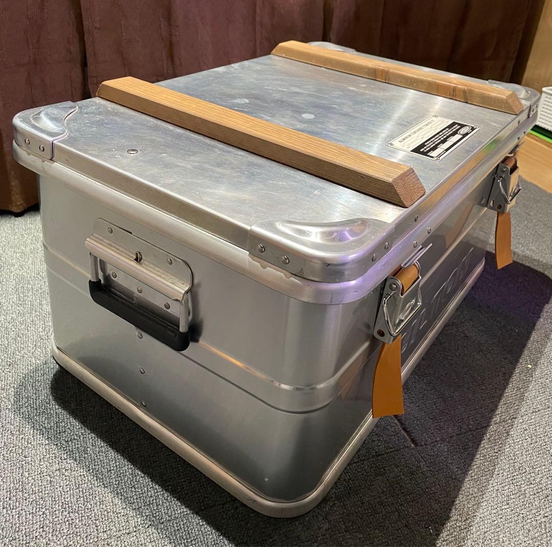 DULTON ダルトン　アルミコンテナ Mサイズ　旧型　廃盤品　改造　パンチング