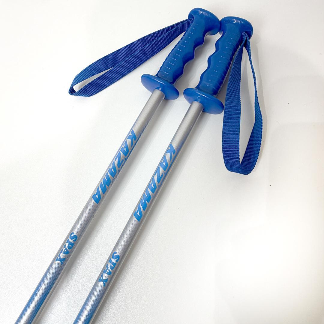 KAZAMA VISHUN ファンスキー ストック セット ジュニア用 収納袋付