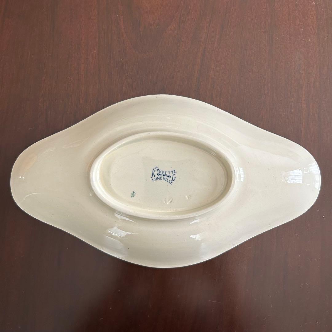 フランス　アンティーク　リュネヴィル　ラヴィエ　鳥