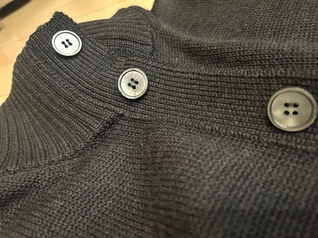 〔よしみ〕ZANONE (美品) ブラック ウール サイズ50