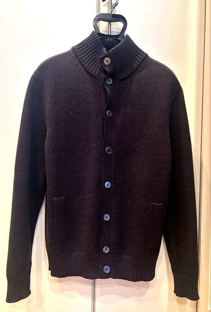 〔よしみ〕ZANONE (美品) ブラック ウール サイズ50