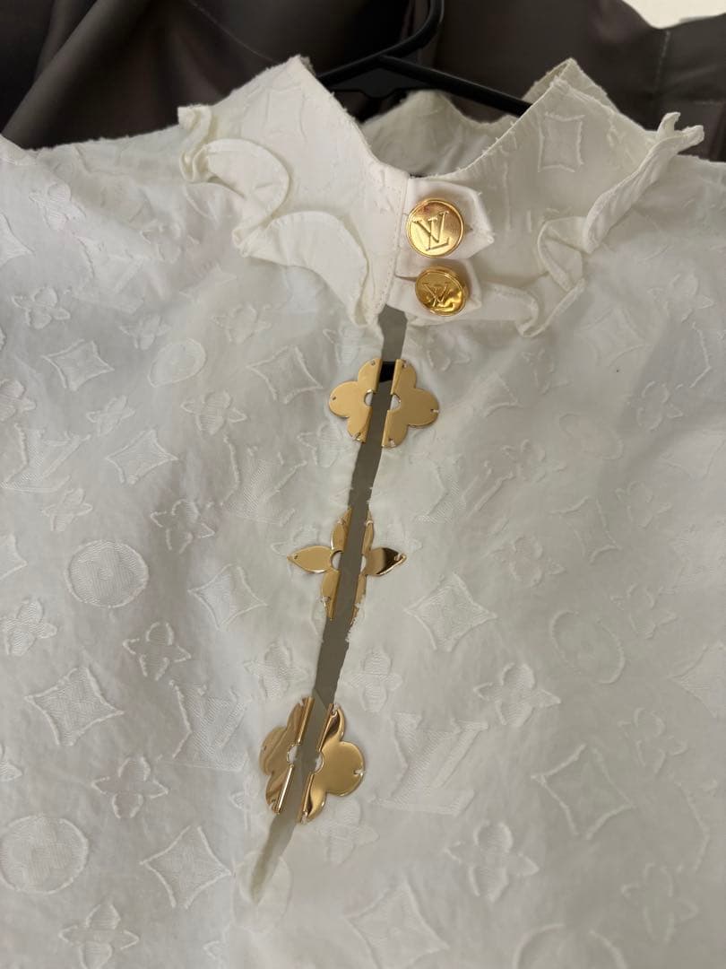 LOUIS VUITTON ホワイト シャツ 38