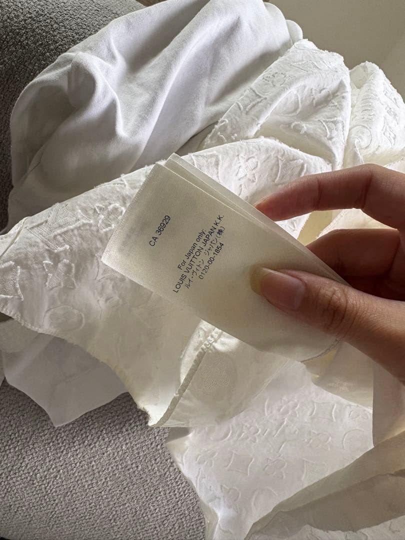 LOUIS VUITTON ホワイト シャツ 38