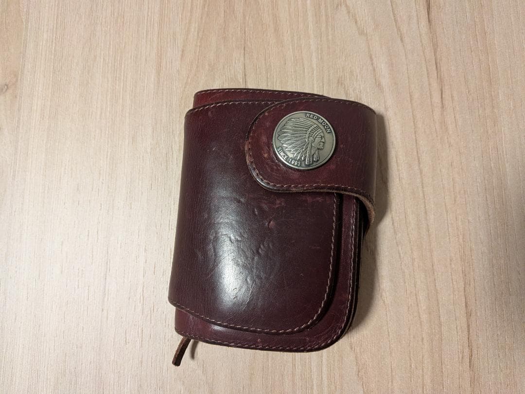 【さぼてん】REDMOON財布二折クロムエクセルレイヤードミドルウォレット