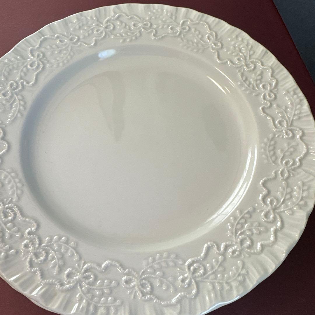 ウェッジウッド ラルフローレンコラボ　クレア　ケーキ皿　5枚　直径20.5cm