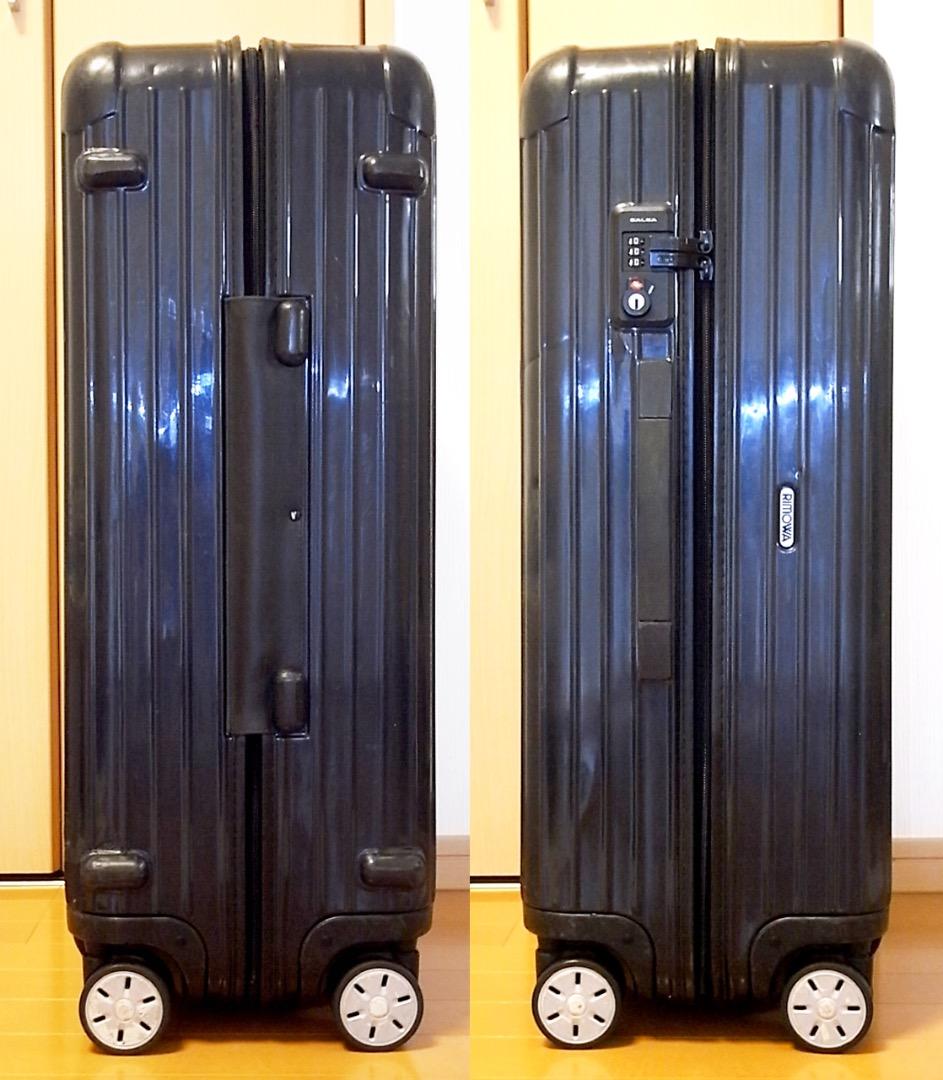 ◇リモワ サルサ 定番人気色 ネイビー 大サイズ86L◇メンテ・クリーニング済