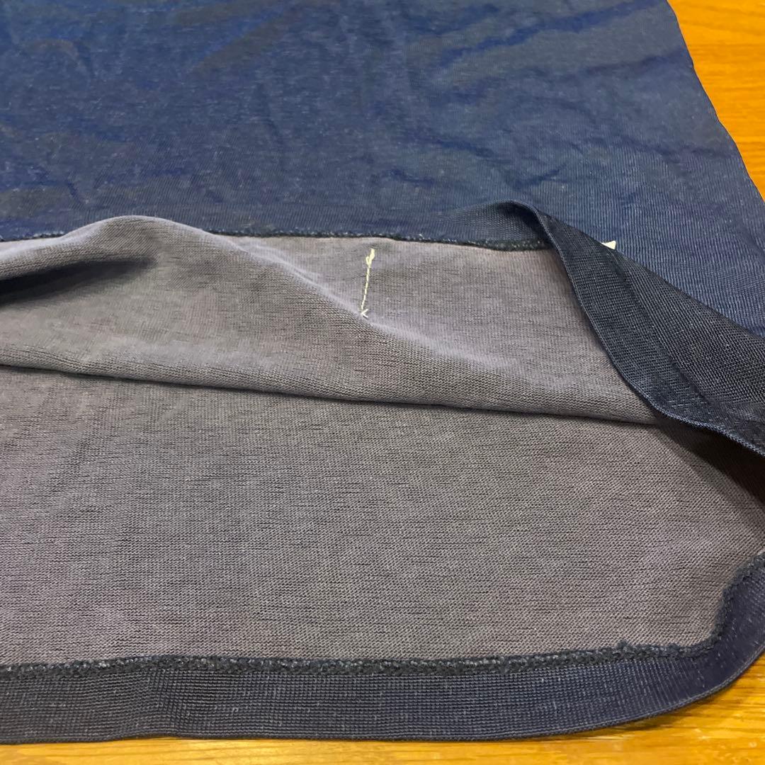 80s Champion フットボールT シャツ　トリコタグ　紺色　ＸＬ