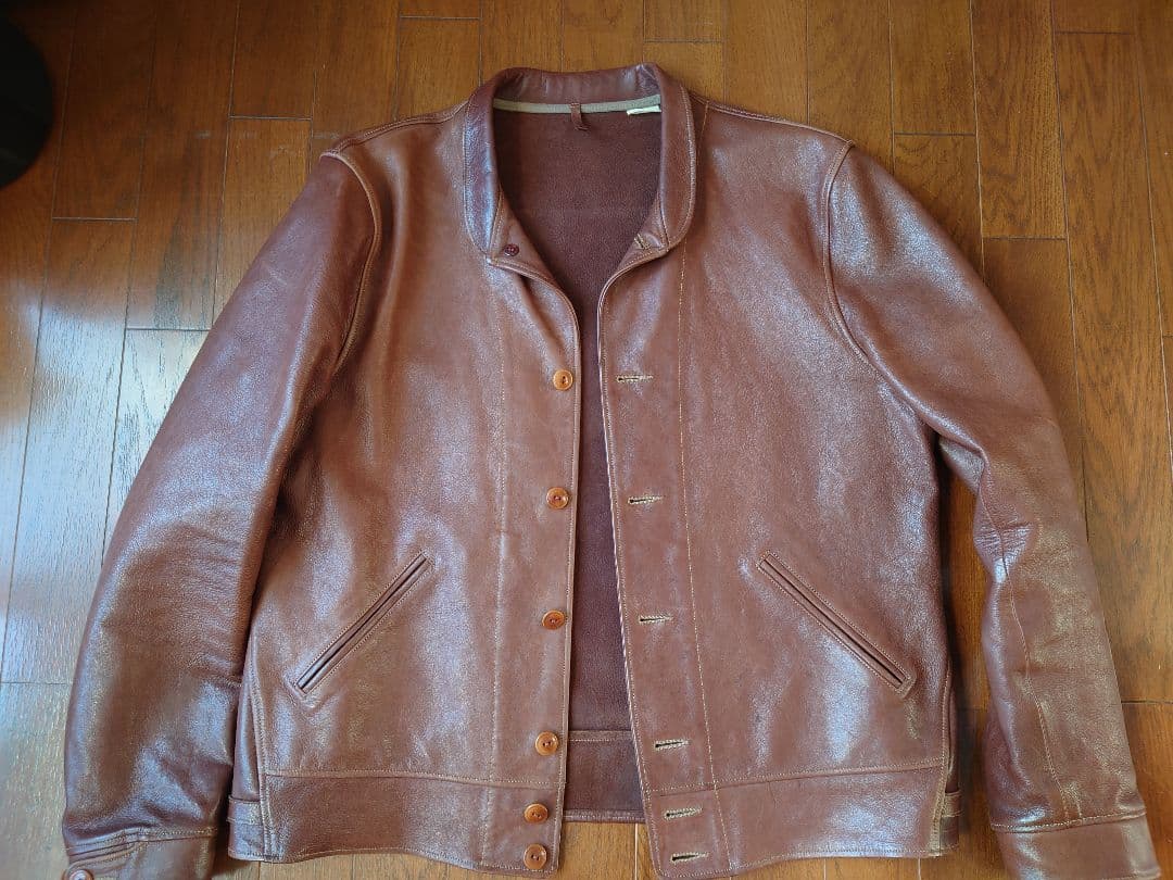 リーバイスアインシュタインモデル革ジャンMサイズ世界限定500/486