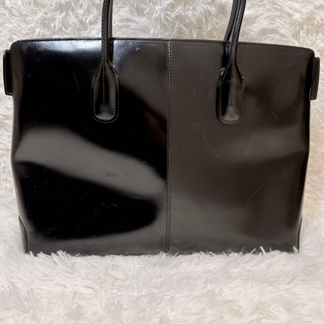 トッズ TOD’S レザー トートバッグ ブラックA4可 ユニセックス ビジネス