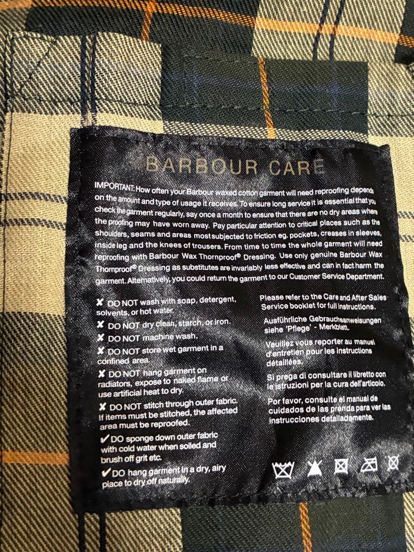 Barbour Bedale SL 38 オイルドジャケット 英国製 バッジ付