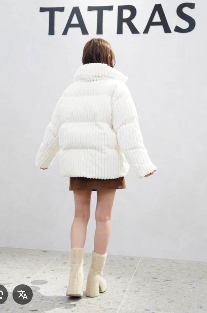 TATRAS FINA ファー ダウンジャケット 限定 パールコレクション 02