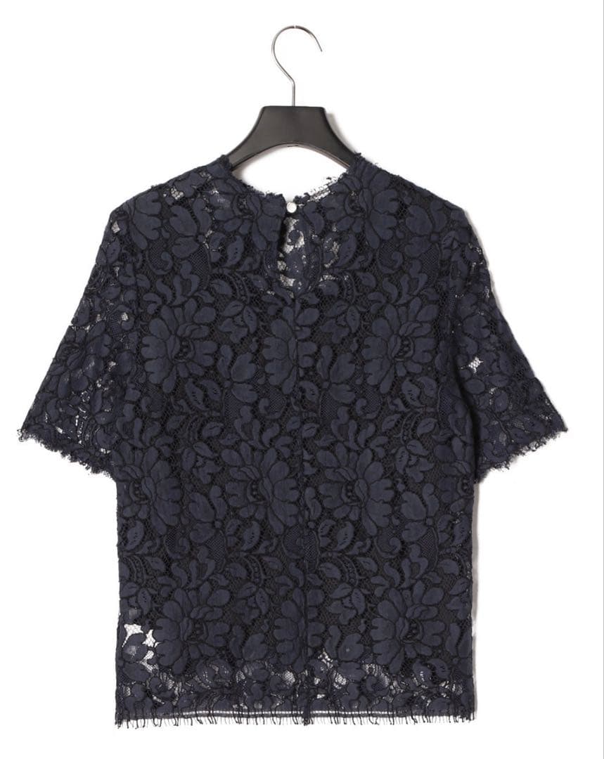 エストネーション　ESTNATION レース 半袖ブラウス