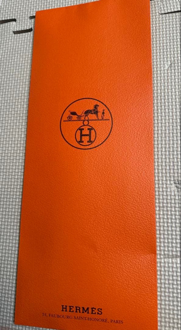 HERMES シルク ネクタイ ダークブルー