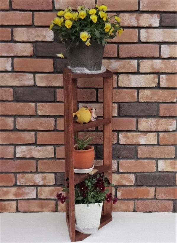 前幅３３x高さ７７㎝　オープンコーナーラック