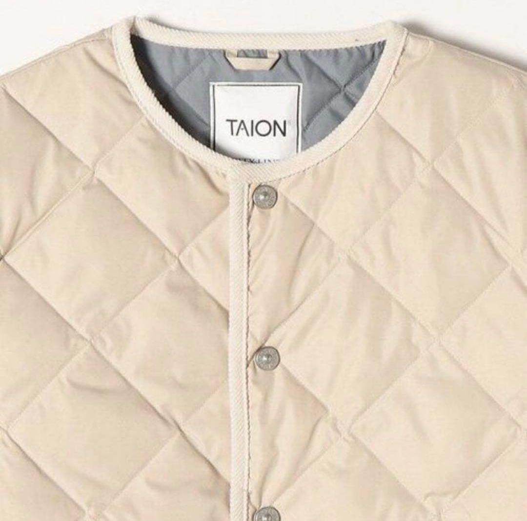 m*★様 新品タグ付SHIPS TAION パイピング ノーカラー キルティング