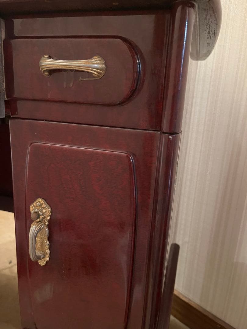 ドレッサー　ヴィンテージドレッサー　フランスミラー　ビクトリア調家　骨董家具