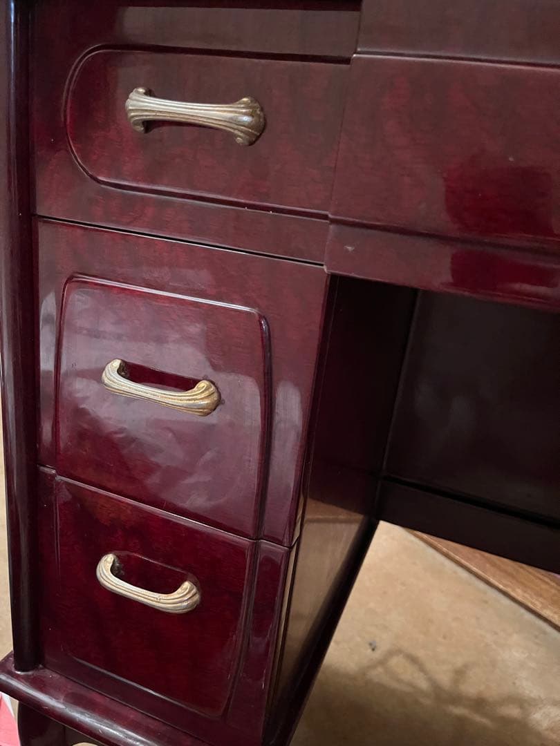 ドレッサー　ヴィンテージドレッサー　フランスミラー　ビクトリア調家　骨董家具