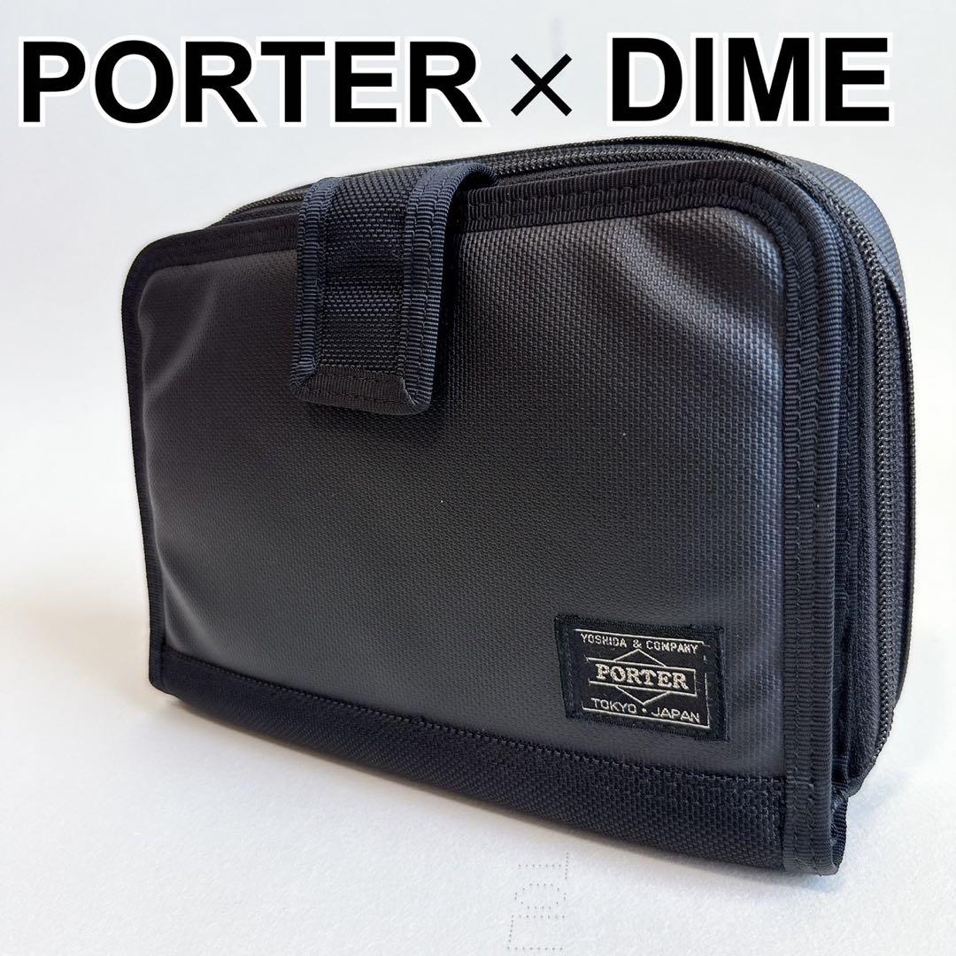 【美品✨】限定品　ポーター　DIMEコラボ　バイブルサイズ　システム手帳