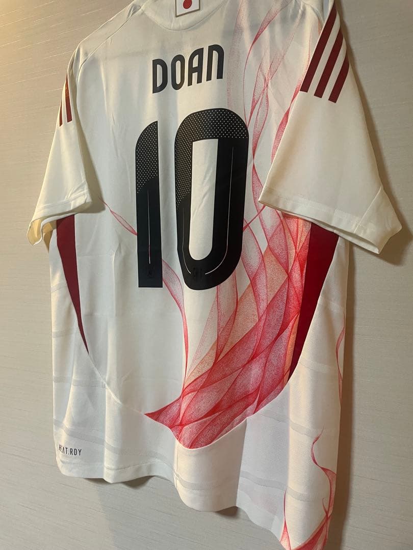 オーセンティックユニフォーム 日本代表 堂安律 アウェイ 2024 y-3 炎