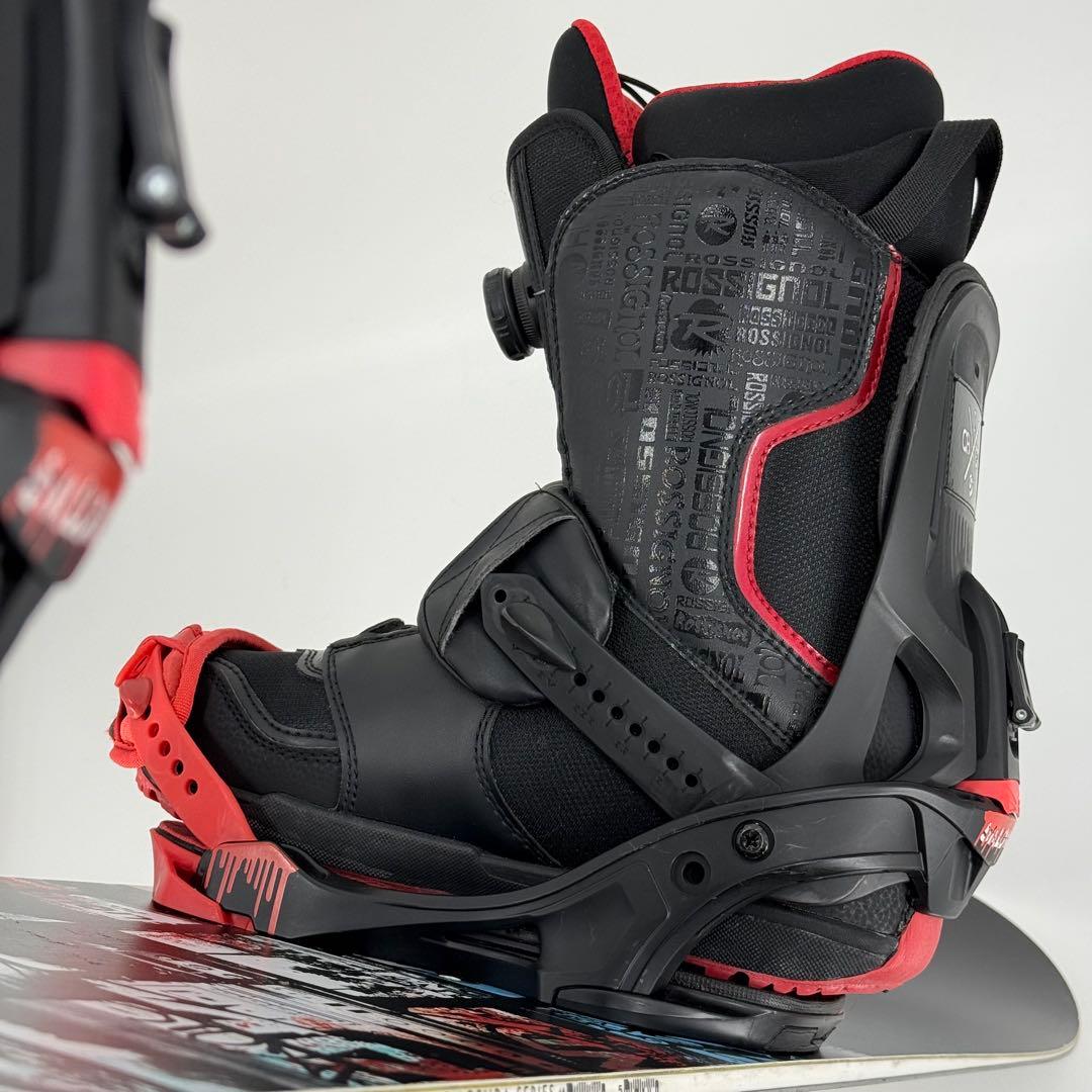 RIDE 156cm メンズ スノーボード SALOMON バイン3点セット