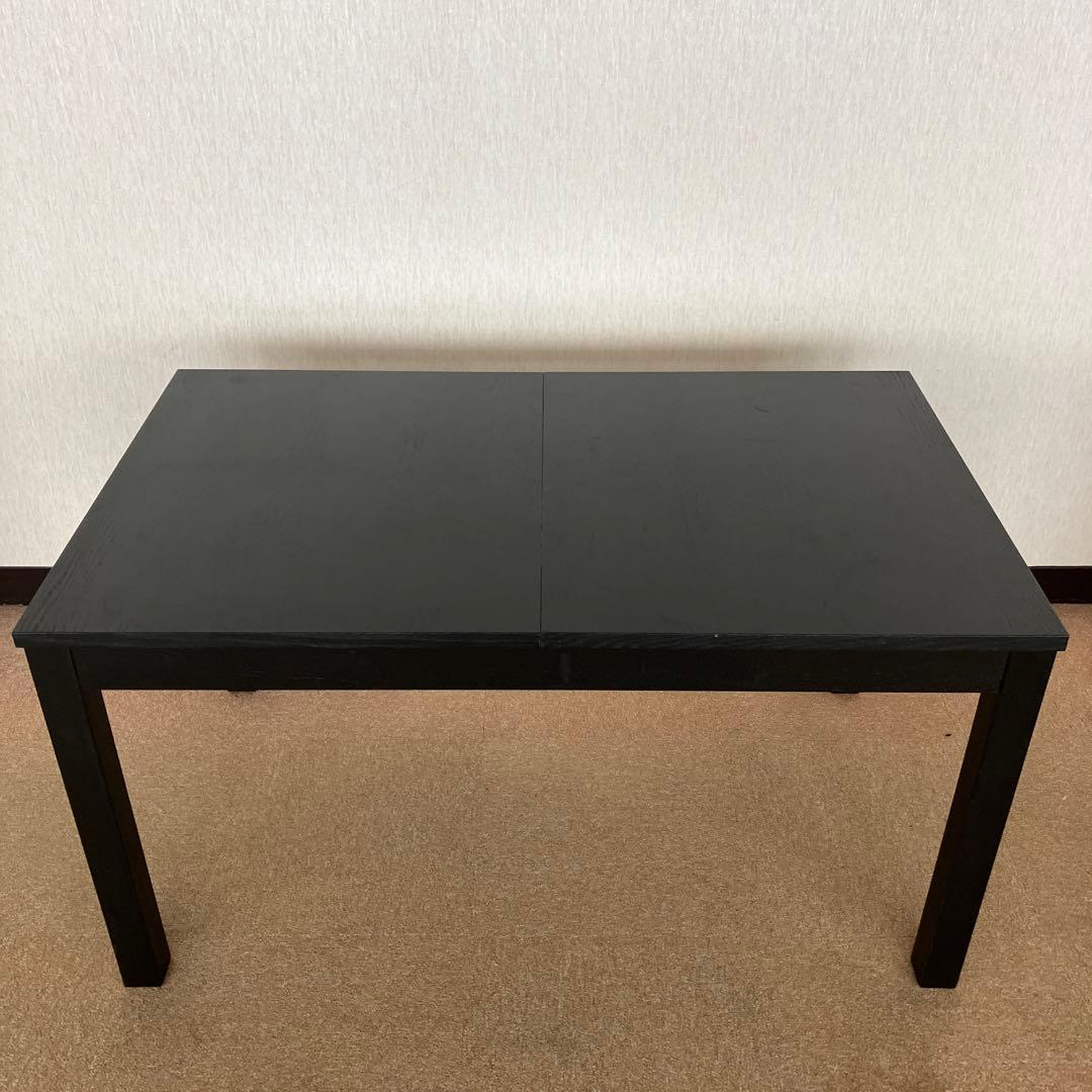 IKEA イケア 伸長式ダイニングテーブル BJURSTA ビュースタ　ブラック