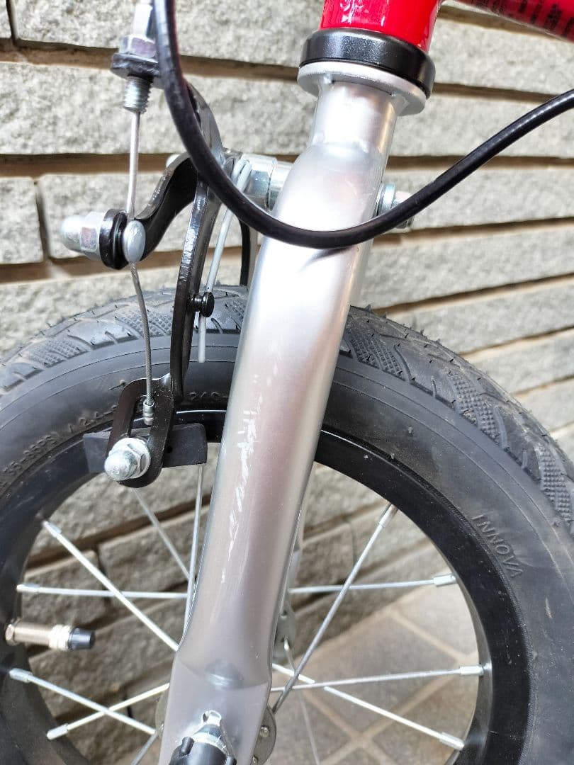 へんしんバイク2 赤 （新品未使用のペダル後付け専用工具付き）