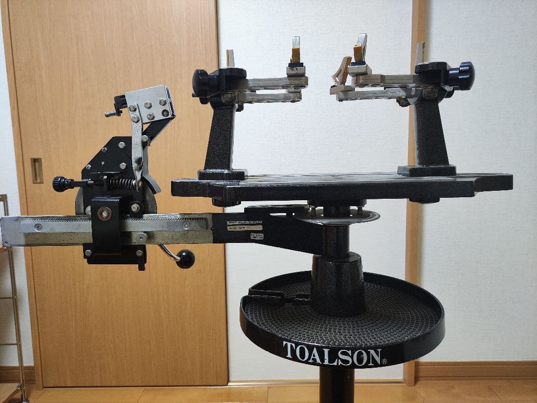 TOALSON 　バネ式ストリングマシン（送料込）　■中古■テニス　バドミントン