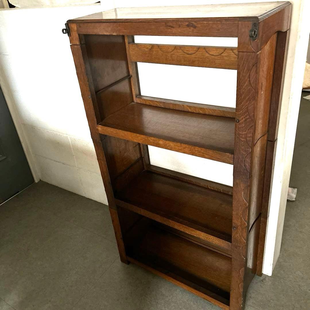 値下げ❗️ヤマハ 日本楽器 アンティーク 本棚　昭和レトロ② 組み立て済み