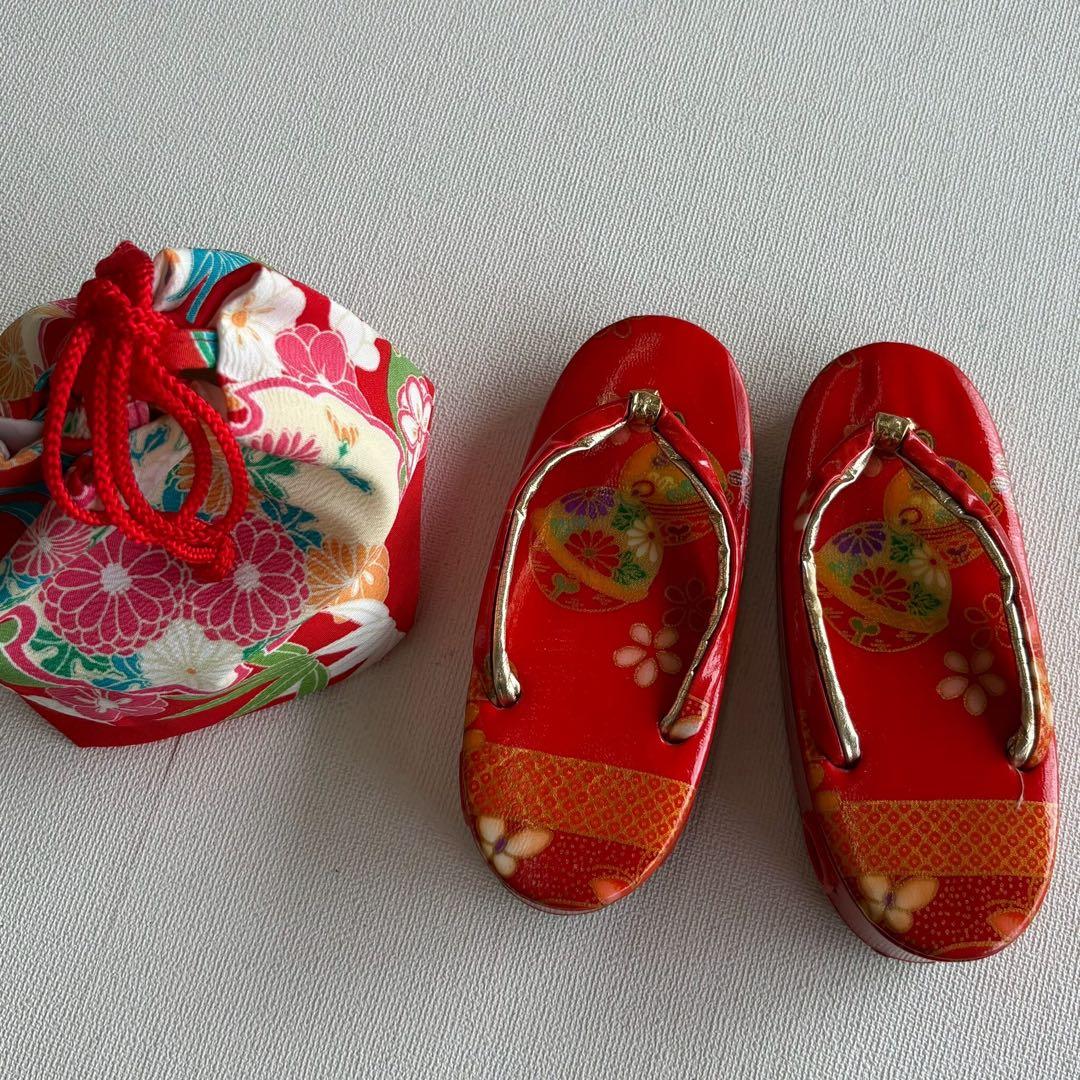 アンティーク　フルセット　七五三　３歳女の子　ピンク　絞り被布　小物　7050