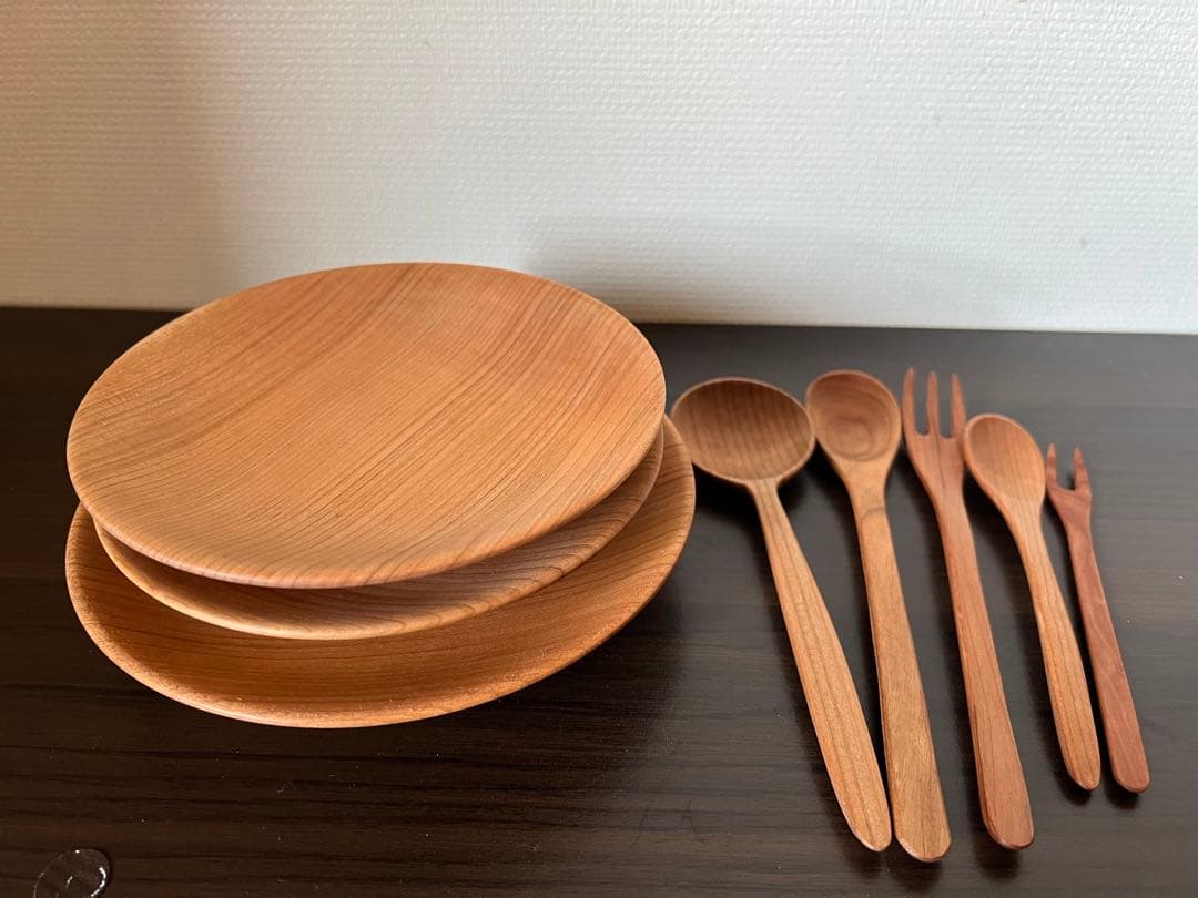 三谷龍二　オイルフィニッシュ　木の皿